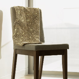 Toalha De Mão Glama Glitter Dourado