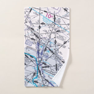 Toalha De Mão Gráfico de Aviação