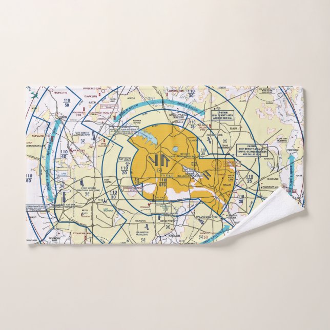 Toalha De Mão Gráfico de aviação (Toalha de mão)