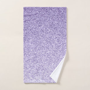 Toalha De Mão Grelhas de brilho púrpura ultra violeta