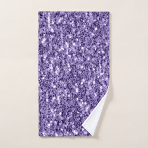 Toalha De Mão Grelhas roxas ultra violetas