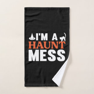 Toalha De Mão Halloween Eu Sou Um Hunt Mess Birthday