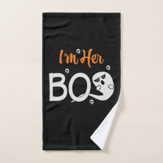 Toalha De Mão Halloween I Am Her Boos Birthday