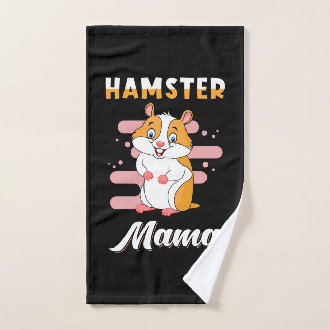 Toalha De Mão Hamster Mama (Toalha de mão)