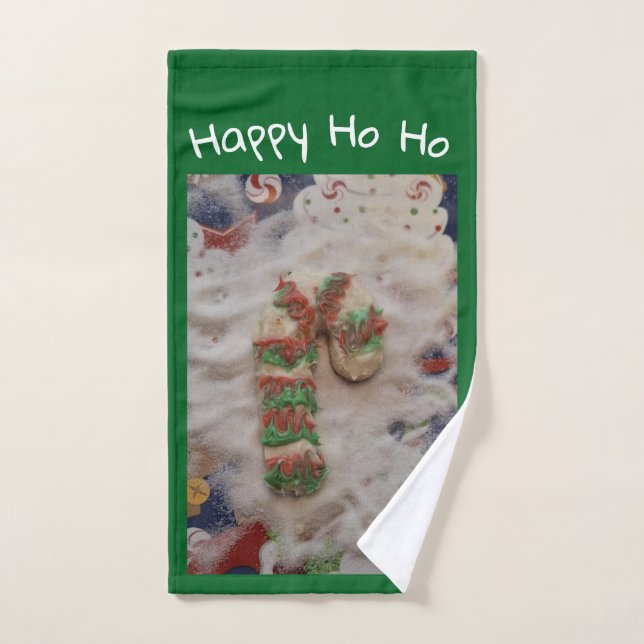 Toalha De Mão Happy HO HO Cookie Hand Towel (Toalha de mão)