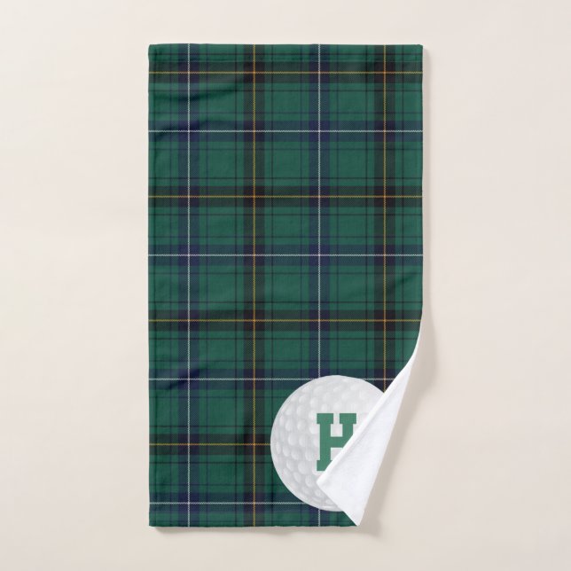 Toalha De Mão Henderson Clan Tartan Xadrez Golf Towel (Toalha de mão)