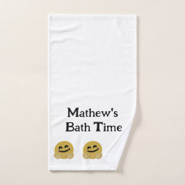Toalha De Mão Hug Emoji Personalizado Bath Towel