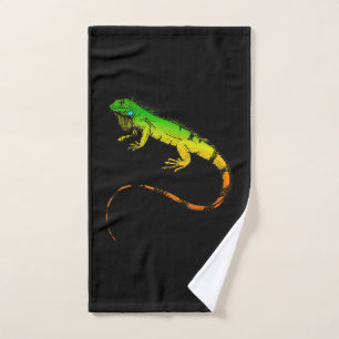 Toalha De Mão Iguana Lizard BeauBonita Iguana Gift