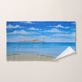 Toalha De Mão Ilha Tropical