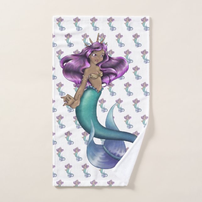 Toalha De Mão Iole de Sereia (Toalha de mão)