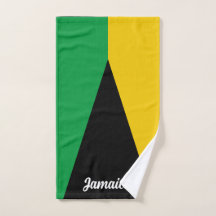 Jamaica Cores Verde Negro e Dourado jamaicano