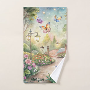 Toalha De Mão Jardim da Borboleta Dreamfly - Esporte Jardim Enca