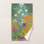 Toalha De Mão Jardim Flor por Gustav Klimt<br><div class="desc">Visite minha loja para ver design mais interessante e mais opções de cores.
=> zazzle.com/colorfulworld*</div>
