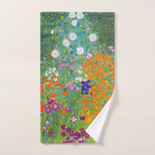 Toalha De Mão Jardim Flor por Gustav Klimt