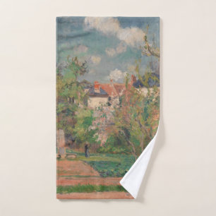 Toalha De Mão Jardim sob Luz Solar Plena, Camille PIssarro, 1876