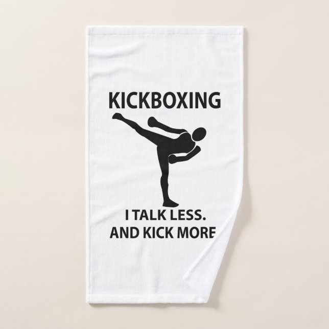 Toalha De Mão Kickboxing Boxer Coach Kickboxing (Toalha de mão)