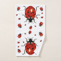 Lady Bug Hand Towel