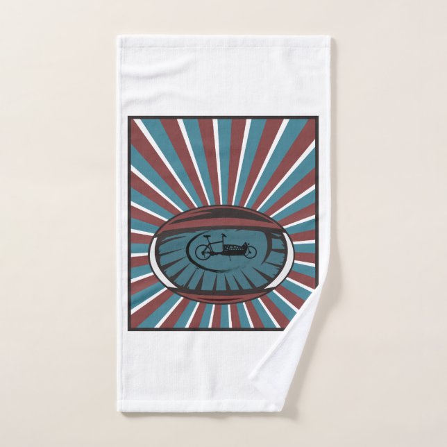 Toalha De Mão Lastenrad im Auge mit Strahlen (Toalha de mão)