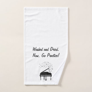 Toalha De Mão Lavado e Seco, agora, vá praticar!