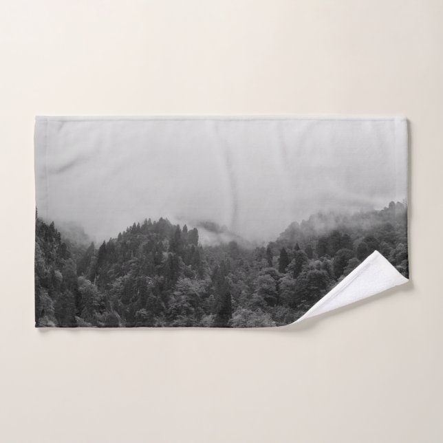 Toalha De Mão Legal, mágica natureza nebulosa (Toalha de mão)