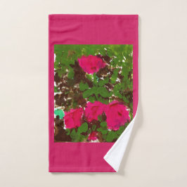 Toalha De Mão Leito de Rosas 