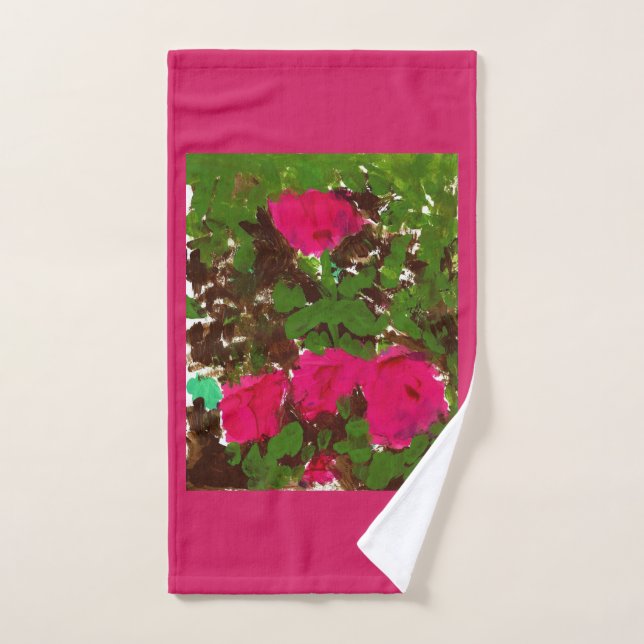 Toalha De Mão Leito de Rosas  (Toalha de mão)
