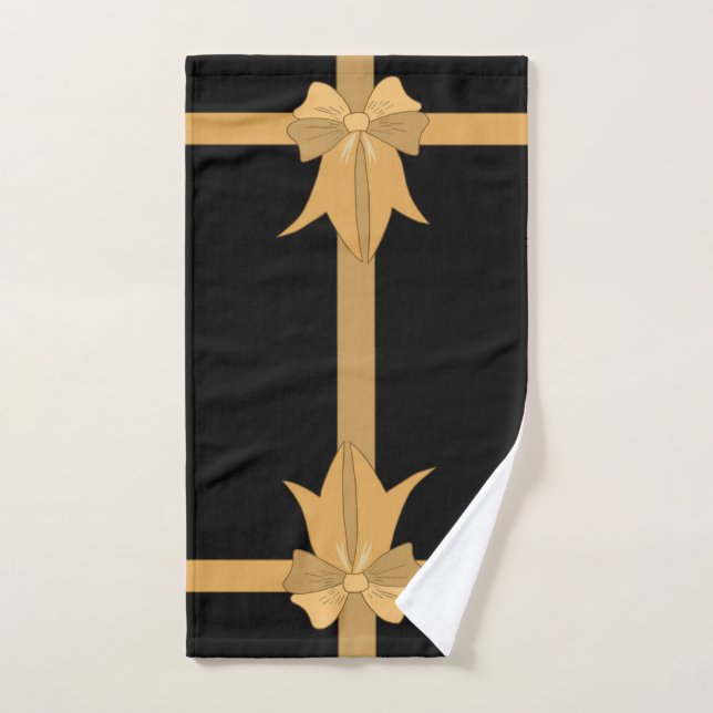 Toalha De Mão Ligado com Dourado (Toalha de mão)