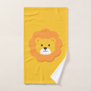 Toalha De Mão Lion Birthday Kids Art