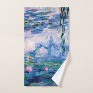 Toalha De Mão Lírios de água por Claude Monet