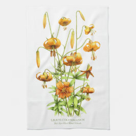 Toalha De Mão Lírios Tiger Selvagens