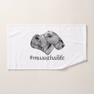 Toalha De Mão Luvas de encaixotamento tailandesas de Muay