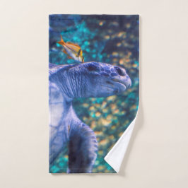 TOALHA DE MÃO MANICHÃO DA TURTEIRA DO MAR