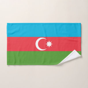 Toalha De Mão Mão toalha com bandeira do Azerbaijão