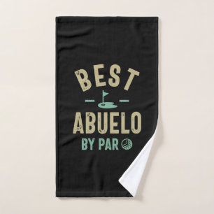 Toalha De Mão Mens Best Abuelo Por Par Avô