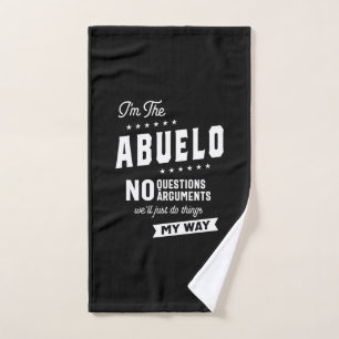 Toalha De Mão Mens, sou o Abuelo sem questionamentos