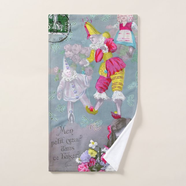 Toalha De Mão Mon petite coeur dans ce baiser 2 (Toalha de mão)