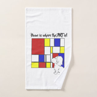 Toalha De Mão Mondrian Inspired Chamomile