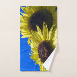 Toalha De Mão Moonwalker Sunflower alcançando o céu