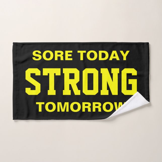 Toalha De Mão Motivação para Treino (Toalha de mão)