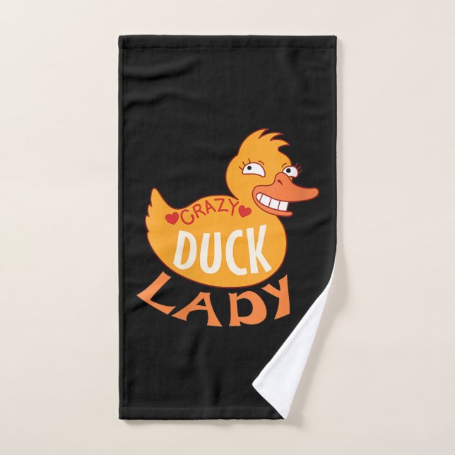 Toalha De Mão Mulheres Mães Pato Dama Dando Dobra E Duelo (Toalha de mão)