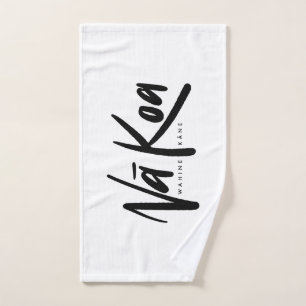 Toalha De Mão Na Koa Sweat Towel (preto no branco)