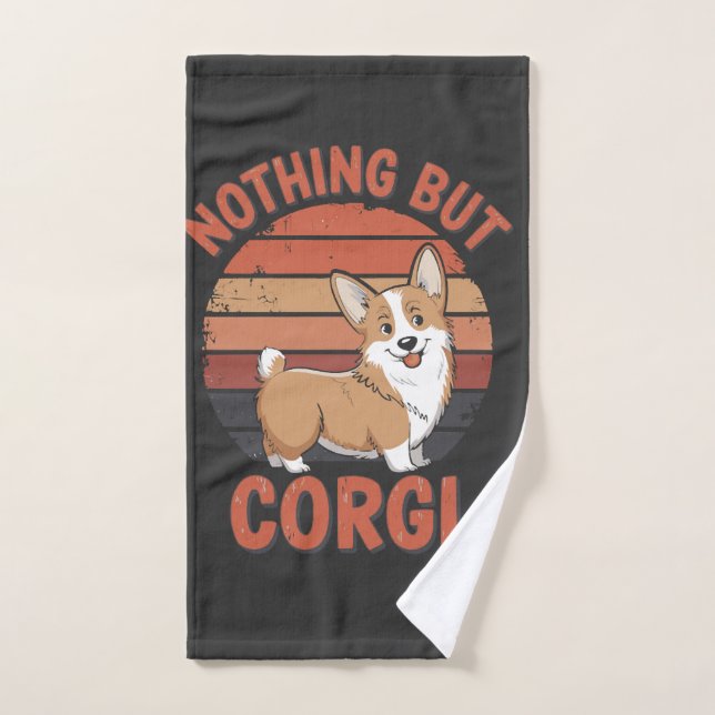 Toalha De Mão Nada Além de Corgi (Toalha de mão)