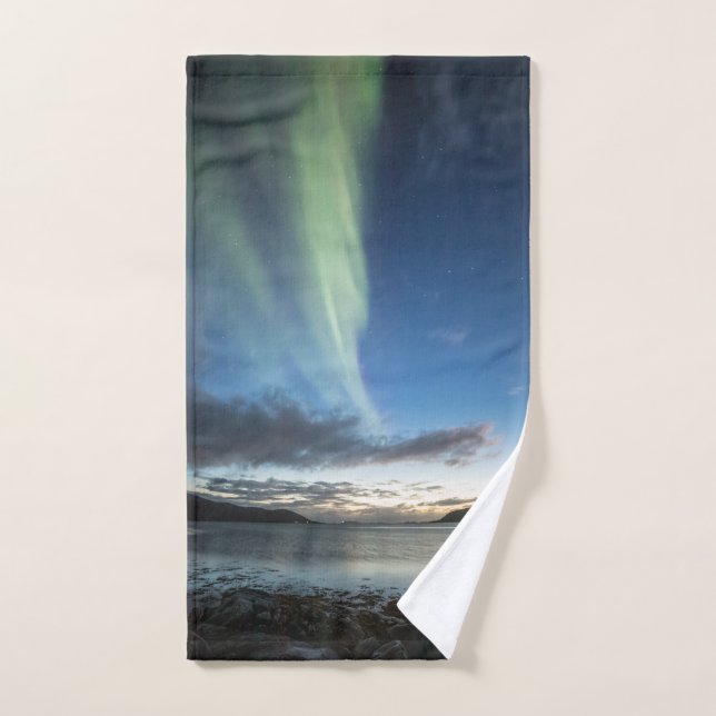 Toalha De Mão Norte Lights Noruega (Toalha de mão)