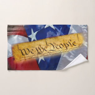 Toalha De Mão Nós, A Bandeira Americana Da Pessoas