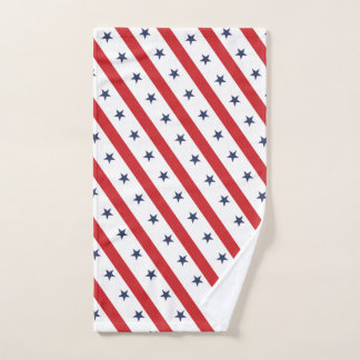 Toalha De Mão O mais patriótico Travesseiro decorativo White II 