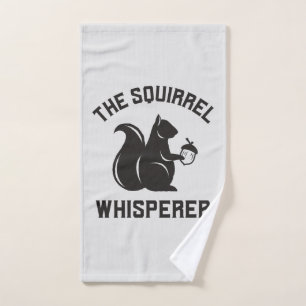 Toalha De Mão O Sussuro de Esquilo   Squirrel Lover