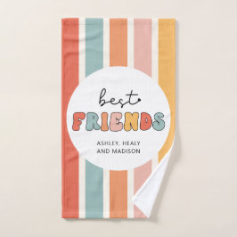 Toalha De Mão Ofertas de Besties de BFFs para Melhores Amigos de