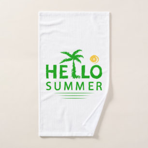 Toalha De Mão Olá Summer