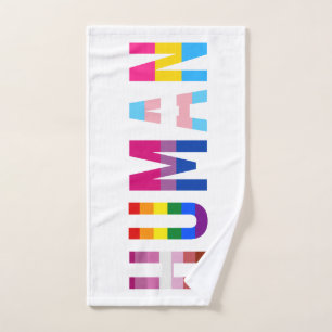 Toalha De Mão Orgulho gay Mês de Bandeira LGBT HUMANA Transgên