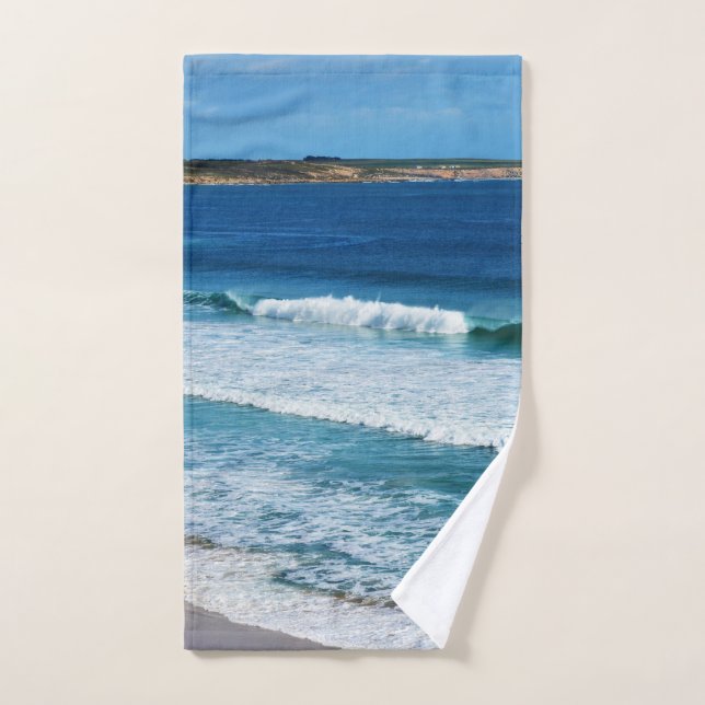 Toalha De Mão Outro Dia De Excelente Na Praia, (Toalha de mão)